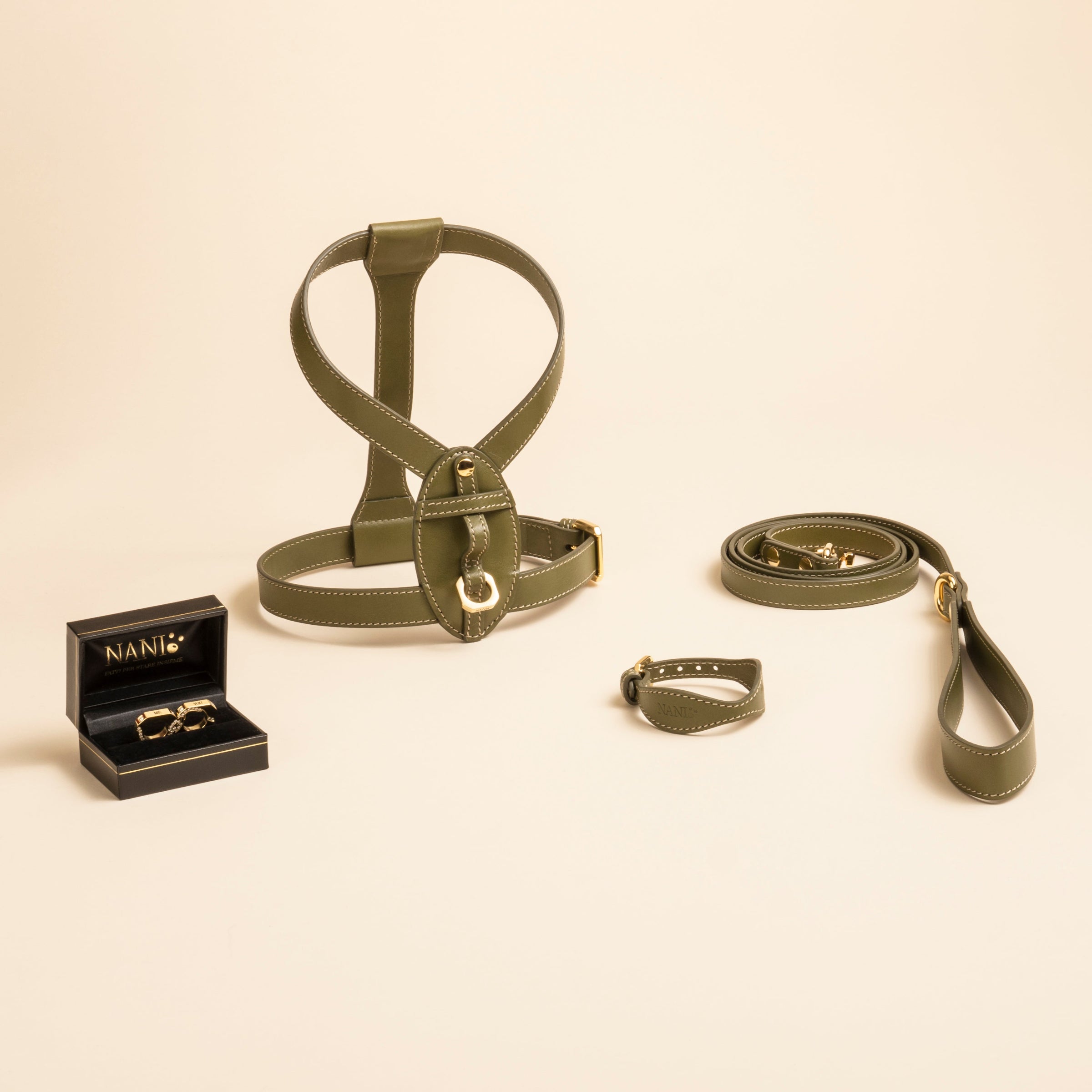 Gift Set Completo con Gioielli Gemelli - Verde Harmony