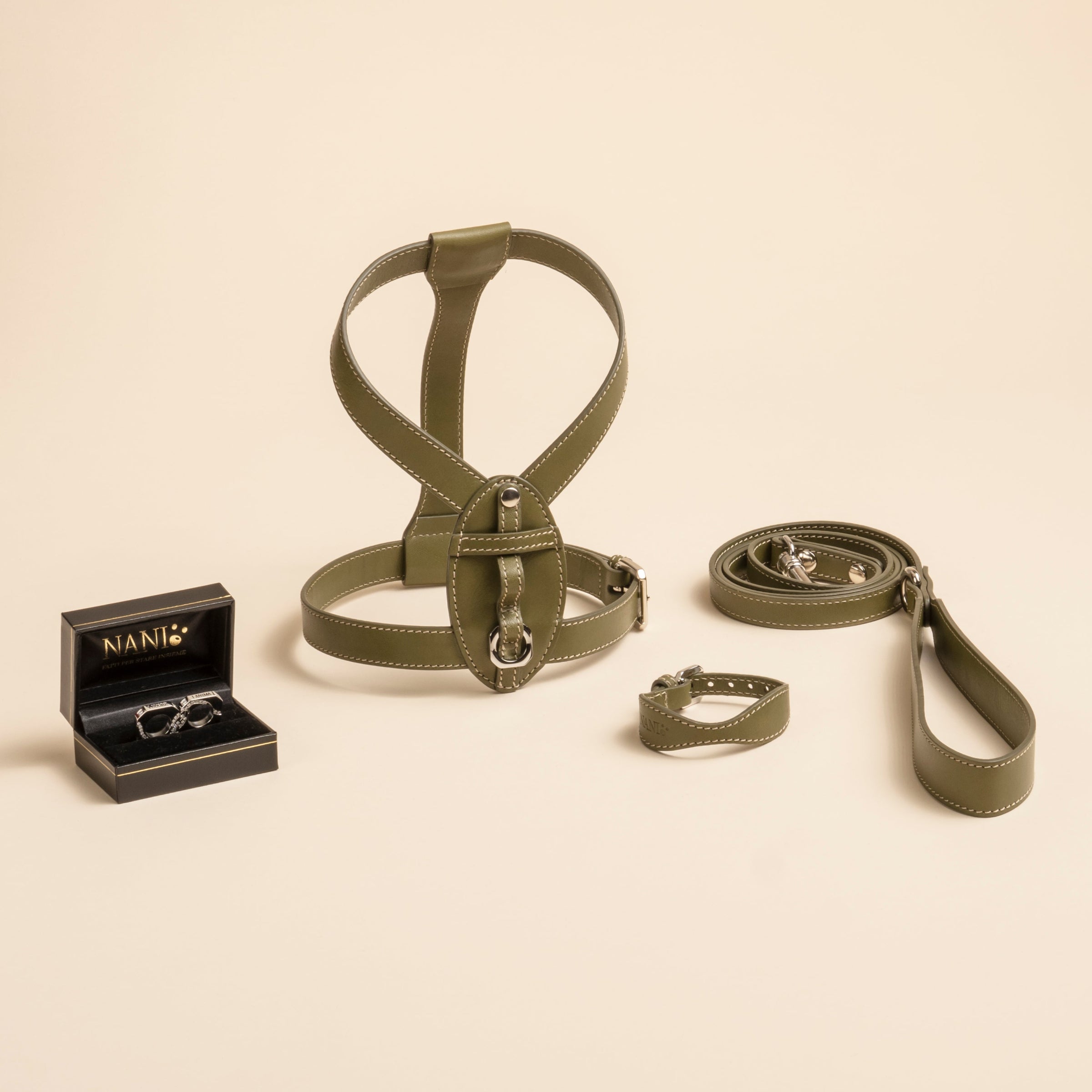 Gift Set Completo con Gioielli Gemelli - Verde Harmony