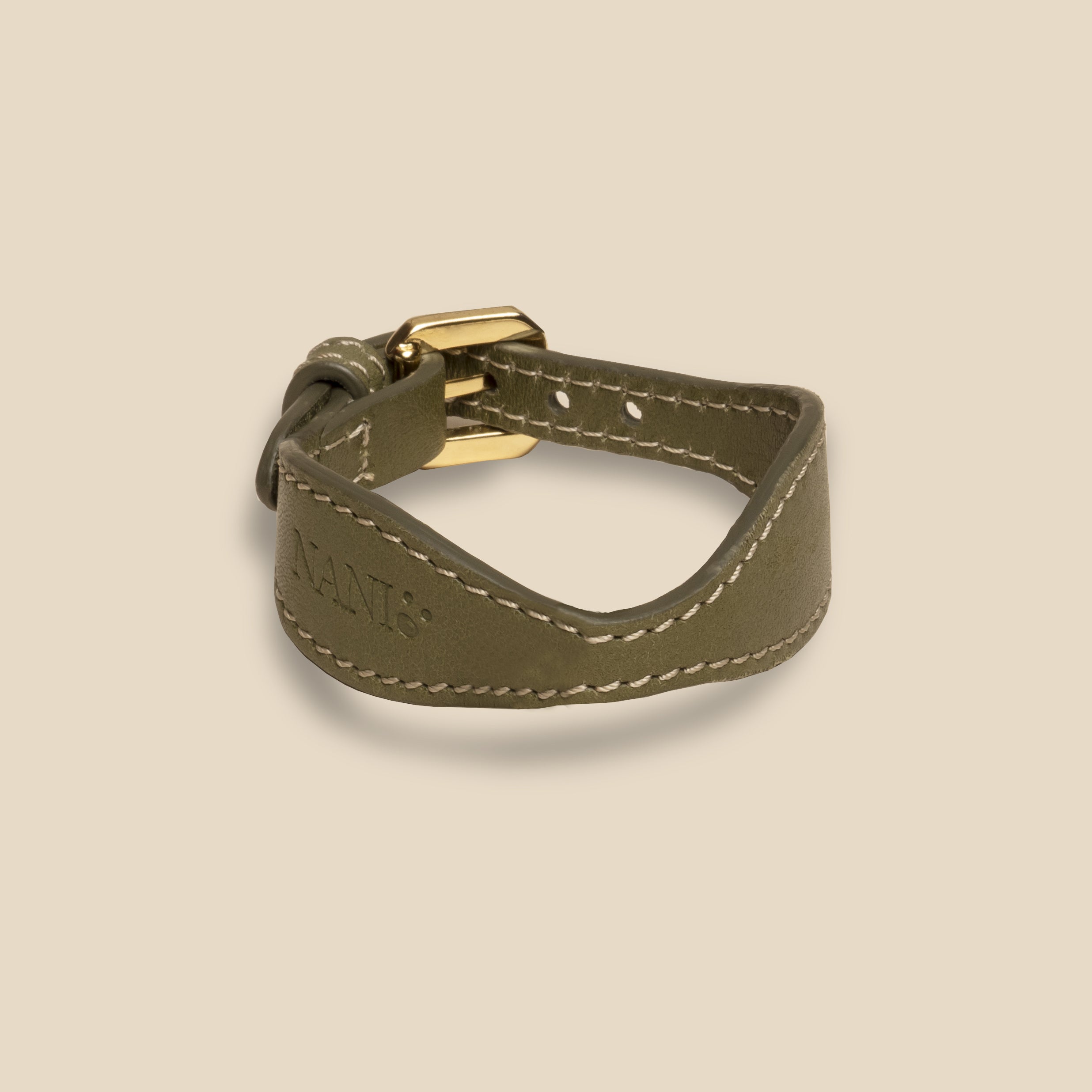 Bracciale in pelle per Gioielli Gemelli - Verde Harmony